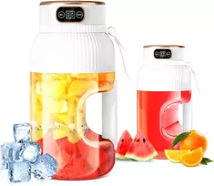 Nešiojamas trintuvas vaisių kokteiliams, 1 l, belaidis, USB
