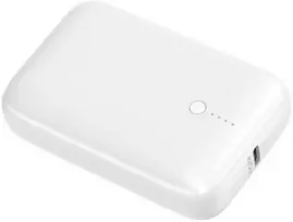 Išorinė baterija POWER BANK Platinet 10000mAh (1xUSB; 1xType-C; 20W) balta