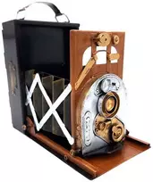Hobilt Retro kamera dekoracija – stilinga dovana fotografui, vintage loftui