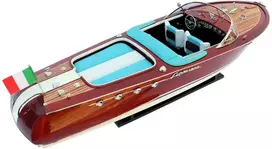 Mirtop Prabangus 87 cm medinis Riva Aquarama katerio modelis