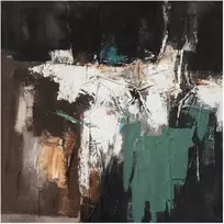 Home4You Aliejinė tapyba 120x120cm, abstraktus vakaras