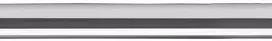 Haushalt Krups PLIENINIS OVALUS VAMZDIS, 30X15MM, SKERSMUO 1000MM, CHROME