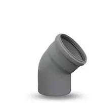 Armakan Vidaus kanalizacijos alkūnė , Ø 110 mm, 45°