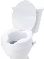 Pakeltas tualeto dangtis, 100 mm, pagyvenusiems žmonėms, neįgaliesiems, nėščiosioms