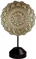 Mirtop Auksinė mandalos skulptūrėlė – elegantiška budistinė dekoracija, 28 cm