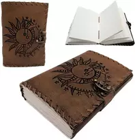 Mirtop Odinė užrašų knygutė „Saulė ir Mėnulis“, 200 psl., 125 gsm, retro