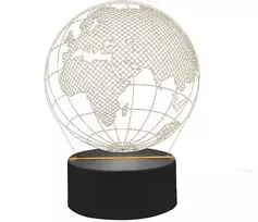 Evermore Enterprise Zhejiang Gaublio iliuzijos LED lempa, 7 spalvos, USB/AAA – stilinga naktinė šviesa