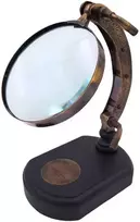 Mirtop Retro didinamasis stiklas su mediniu stovu, 3.5x – modeliuotojams