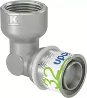 Uponor S-PRESS PLUS alkūnė GW 32-RP1"FT