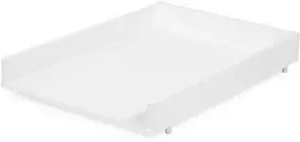 KLUPŚ lovelės užvalkalas 120x60 baltas