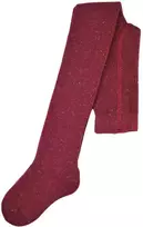 NOVITI RB002-G-04 Pėdkelnės medvilnės bordo melanžo aukso lureksas 92/98