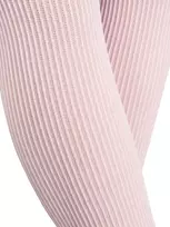 NOVITI RM009-G-02 Mikro pėdkelnės 40 denų pudra rožinė su juostelėmis 128/134