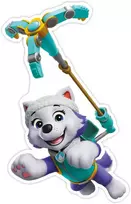 Nickelodeon Dekoracje Dekoracja ścienna Psi Patrol - Everest w akcji