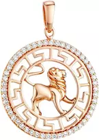 Auksinis pakabukas su cirkoniais "Liūtas" Brasco 62404