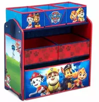 Medinis žaislų ir knygų organizatorius vaikams – „PAW Patrol“ Skye dizainas