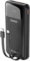 Išorinė baterija  Dudao K15Pro | 20000 mAh | 22.5 W PD | USB-C / USB-A | integruoti Lightning ir USB-C kabeliai