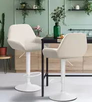 Mville Baro kėdė "Braga velvet" balta