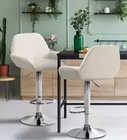 Mville Baro kėdė "Braga Velvet" chromuota