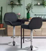 Mville Baro kėdė "Braga Velvet" chromuota