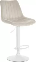 Mville Baro kėdė Toni Velvet balta