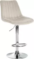 Mville Baro kėdė "Toni Velvet" chromuota