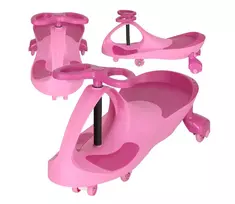 Gravity Ride-On paspirtukas su LED šviečiančiais ratukais, rožinis