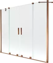 Vonios sienelė Mexen Velar Duo II, Rose auksinis, 190 x 150 cm