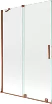 Vonios sienelė Mexen Velar II, Rose auksinis, 120 x 150 cm