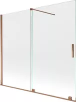 Vonios sienelė Mexen Velar II, Rose auksinis, 180 x 150 cm