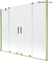 Vonios sienelė Mexen Velar Duo II, Brushed auksinis, 170 x 150 cm