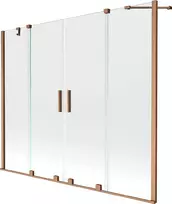 Vonios sienelė Mexen Velar Duo II, Brushed copper, 200 x 150 cm