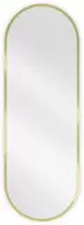 Vonios veidrodis Mexen Loft Oval, 100 x 35 cm, Gold