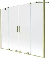Vonios sienelė Mexen Velar Duo II, Brushed auksinis, 190 x 150 cm