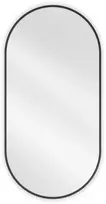 Vonios veidrodis Mexen Loft Oval, 100 x 50 cm, Juodas
