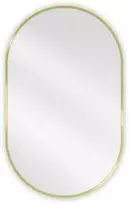 Vonios veidrodis Mexen Loft Oval, 90 x 55 cm, Gold
