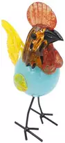 Stiklinė dekoracija „Gaidys“ – 12×8.5×23 cm