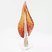 Dekoratyvinė stiklo skulptūra, 13×9×41 cm