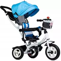 Blue Vaikiškas triratukas Ecotoys Mėlyna/Baltas