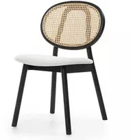 Novanook Medinė kėdė, SUMBA, 81.8x51.1x54.5 cm, Juoda