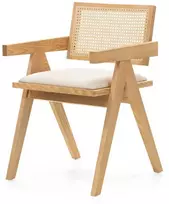 Novanook Medinis kėdė, Freja RENE, 78.5x51.7x54.1 cm, Natūralus