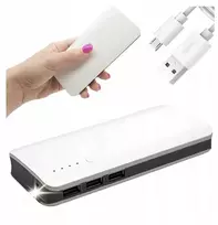 Kompaktiškas powerbankas 20000 mAh – 3×USB, žibintuvėlis, galingas ir universalus