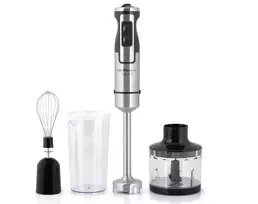 3 in 1 kompaktiškas virtuvinis kombainas (blenderis, plaktuvas, smulkintuvas) Eisenbach EB-H146, 1000W, Happy people