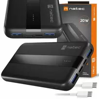 Plonas ir galingas 10000 mAh powerbankas – 20W įkrovimas, USB-A ir USB-C