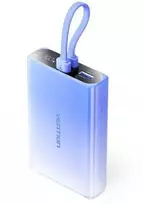Vention 10000mAh power bank with LED ekranas, USB-C + Lightning + USB-A, 22.5W (mėlynas)
