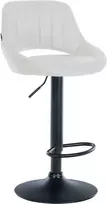 Mville Baro kėdė "Milet", dirbtinė oda, juoda