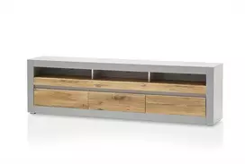 TV staliukas TV stovas Casablanca, 217 cm, ąžuolinė/matinė pilka