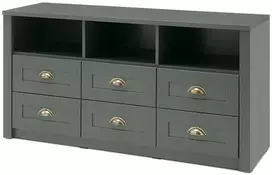 TV staliukas TV stovas Ascot, 130 cm, tamsiai žalia