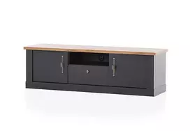 TV staliukas TV stovas Catania, 158 cm, ąžuolinė/antracitas