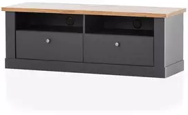 TV staliukas TV stovas Catania, 135 cm, ąžuolinė/antracitas
