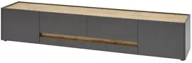 TV staliukas TV stovas City, 223 cm, antracitas/ąžuolinė